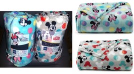 $30 The Big One Plush Throw Blanket Super Soft Oversized Minnie or Mickey Mouse - £15.91 GBP