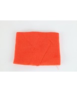 Vintage 90s FR Fire Flame Resistant Knit Neck Gaiter Hunting Blaze Orange OSFA - $39.55