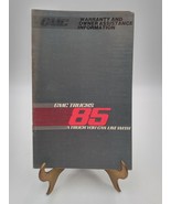1985 GMC Truck &amp; Chassis 2500-3500 Warranty &amp; Owners Emiss. Information ... - $217.05 MXN