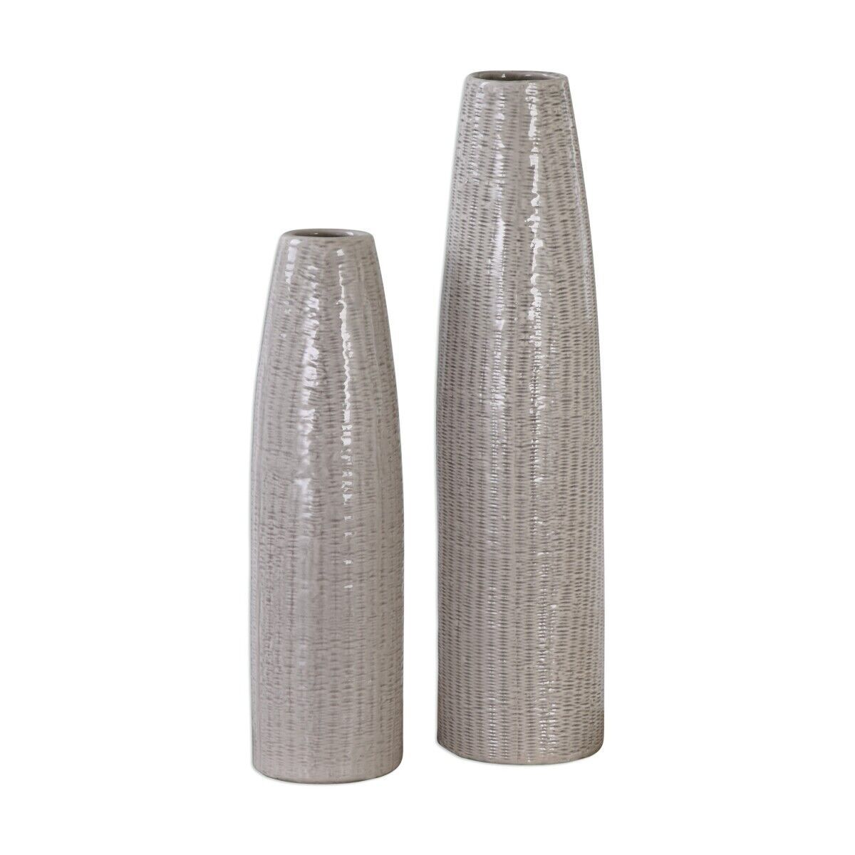 Primary image for 212 Main 20156 Sara Textured Ceramic Vases  Set of 2