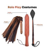 Genuine Leather Flogger, Leather Paddle ,Leather Crop Bdsm Role Play Cos... - €47,71 EUR