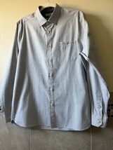 Ted Baker Cotton Blend Blue Sport shirt SZ 4 (L) NWOT - £62.37 GBP