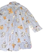 PJ Salvage Dog Pajama Top Sleep Shirt Blue Women S Frenchie Yorkie Chihuahua image 7