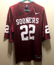 Marcus Dupree #22 Oklahoma Sooners NCAA Nike 90s Red Big Crimson 12 Jersey M - $33.12