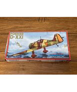 Vintage Model Plane Kit Pioneer 2 Fokker D-XXI airplane 1/72 Series 3 CV JD - €18,85 EUR