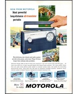 1950s Motorola Ranger 1000 Long Distance Transistor Portable Radio PRINT... - $139.27 MXN