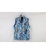 Patagonia Womens Size XS Spell Out Paint Swirl Down Insulated Puffer Ves... - $2,893.20 MXN
