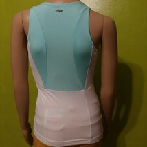 Adidas Climacool Sky-Blue White Sports Bra Athletic Tank Top Size Small - £14.98 GBP