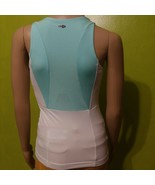 Adidas Climacool Sky-Blue White Sports Bra Athletic Tank Top Size Small - £14.79 GBP