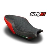 Seat Cover for Ducati Monster 821 1200 2014 2015 2016 Black Red Luimoto ... - $310.00