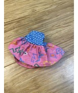 Vintage Barbie Abstract Polka Dot Skirt  Doll Clothes Doll Outfits  KG JD - $11.88