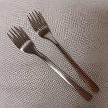 Ikea Fornuft Salad Forks 2 Stainless Steel 6.375&quot; 223 88 - £10.12 GBP