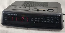 Panasonic Alarm FM AM Clock Radio RC-6066 24 Hour Digital Time Battery Back Up - £14.91 GBP