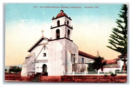 Mission San Buena Ventura California CA UNP DB Postcard U19 - £2.74 GBP
