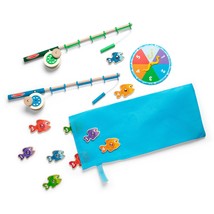 Melissa &amp; Doug Catch &amp; Count Wooden Fishing Game With 2 Magnetic Rods - £23.61 GBP