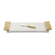 Michael Aram Marble Palm Cheese Board with Spreader - 174915 - £104.15 GBP