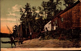 Caratunk Maine~Pierce Pond Waterfront Camp c.1905 UDB  Postcard BK64 - £5.47 GBP