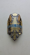 Edoardo Bianchi emblem head badge Gold color for bicycle - £23.16 GBP