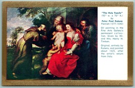 Holy Family Painting Peter Paul Rubens Panama California Expo 1915 Postcard J12 - £4.97 GBP