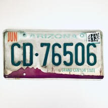 2013 United States Arizona Grand Canyon State Passenger License Plate CD... - $15.00 CAD