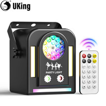 Uking 24W Party Lights With Remote Control Stage Effect light RGB Colorful LED - £30.47 GBP+