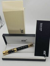 Montblanc Queen Elizabeth fountain pen new boxed black and gold - $239.29