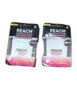 2 X Reach UltraClean Gentle Gum Care Cinnamon Mint 50 Yds Ea Woven Vitam... - $56.09 CAD