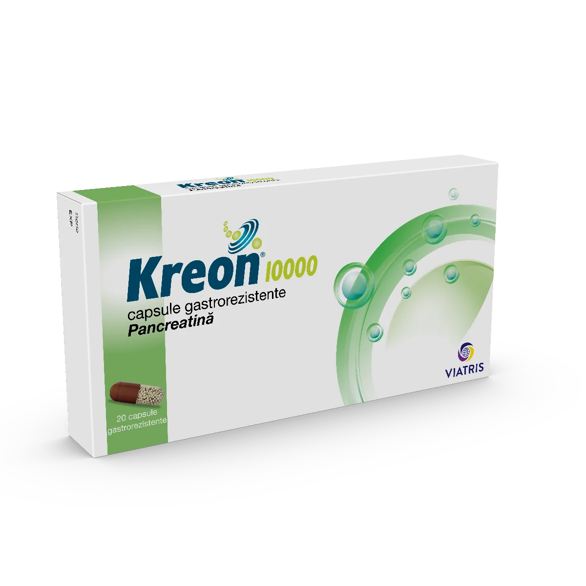 5 pack Kreon 10000 Ph.Eur.U for indigestion 150 mg 20 Mylan capsules - $138.88