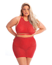 PINK LIPSTICK MIDNIGHT SUN SKIRT 2 PIECE RED DRESS QUEEN - £1,720.18 GBP