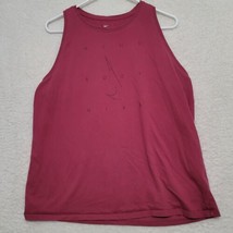Nike Men&#39;s Tank Top Size XL Mind Body Nike Red Casual Sleeveless Muscle Shirt - £12.55 GBP