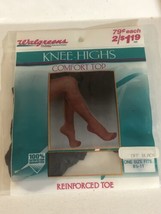 Walgreens Knee High Comfort Top Reinforced Toe Sh2 - £5.41 GBP