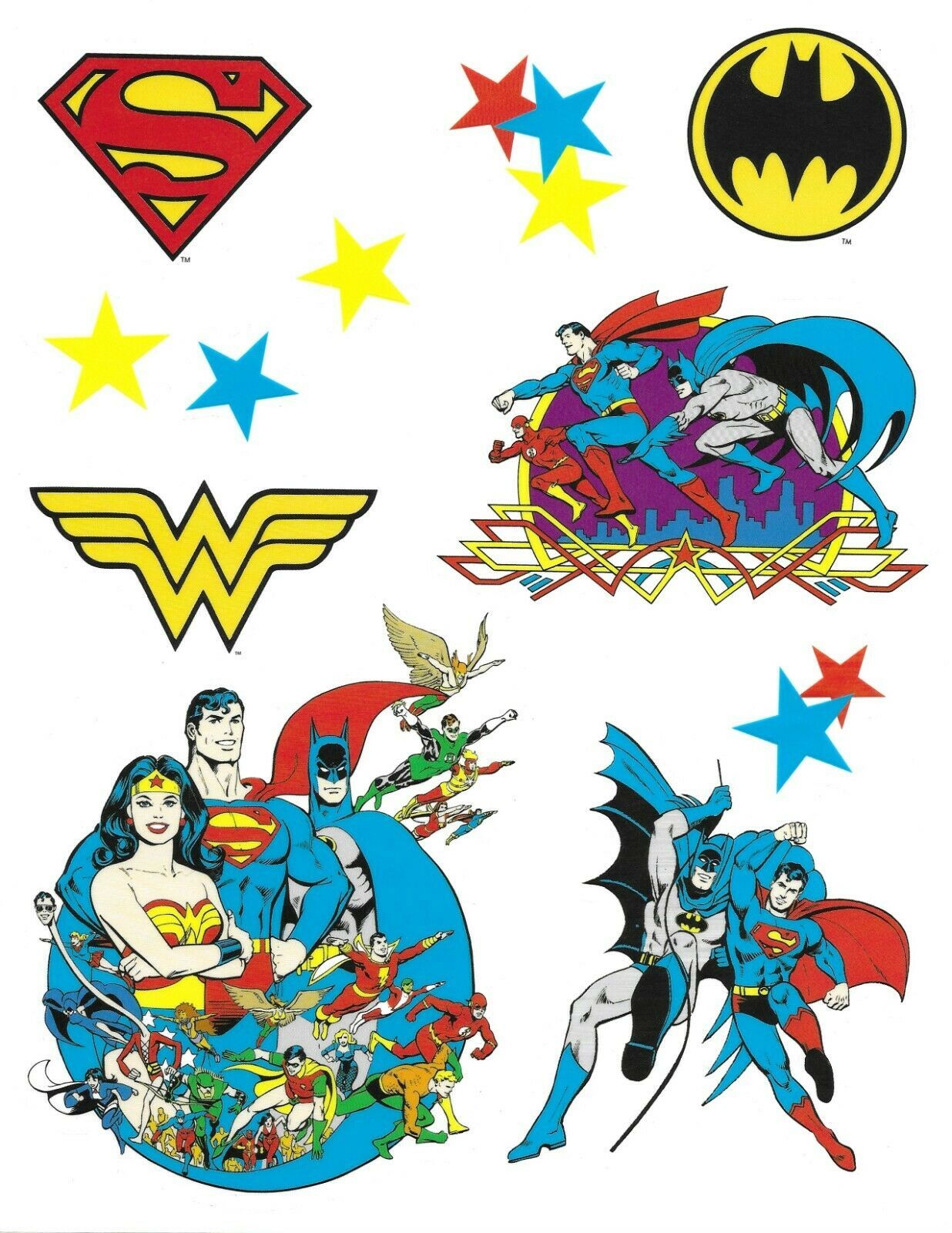 Roommates Justice League Wall Decal Set RMK3869SS - $8.90