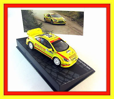 PEUGEOT 307 WRC#25, 2006 YELLOW ALTAYA 1/43 DIECAST CAR COLLECTOR&#39;S MODE... - $26.31