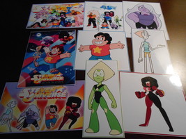 (9) Steven Universe Stickers, Birthday Party Favors,Decals,peridot, pearl,garnet - £9.66 GBP