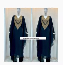 Women Moroccan Dubai Kaftans Abaya Farasha Handmade Dress Fancy Long Gow... - €61,78 EUR