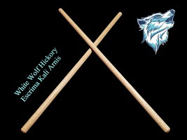 1 in. Escrima Kali Arnis Sticks Appalachian Hickory One Pair by: White Wolf - £54.91 GBP