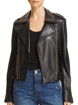 Leather Studded Jacket - Leather Biker Jacket - Steam Punk Leather Jacke... - £113.13 GBP
