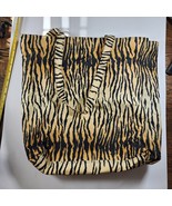 Nicole By Nicole Miller Tiger Animal Print Shoulder Tote Bag Purse 12&quot;x14&quot; - $276.25 MXN