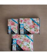 VTG Penn-Prest No Iron Muslin Full Flat & Fitted Sheet & 2 Pillowcases Siam Pink - $151.84 CAD