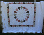 quilt cotton white FULL 96&quot; x 110&quot; - £39.95 GBP