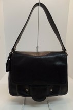 Kate Spade Soft Black Leather Flap Closure Bright Floral Lining Handbag  - £47.62 GBP