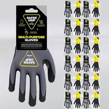 Nitrile Coated Gloves with Touchscreen (12 Pack) - Safer Grip by OPNBar - £35.38 GBP