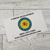 Refrigerator Fridge Magnet Choctaw Nation Career Development Great Seal Card - $12.95