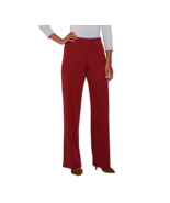 H by Halston ~ Women Size 6 ~ Jersey Knit ~ Wide Leg Pants ~ Shiraz (Win... - $35.80 CAD