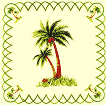 Coconut Palm Cross Stitch Pattern***L@@K*** - $2.95