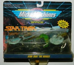 Star Trek Micro Machines Blister Set #2 The Movies 1993 Galoob MINT IN L BLISTER - £5.35 GBP