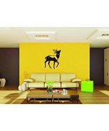 Picniva deer scene buck sty28 removable Vinyl Wall Decal Home Dicor - $11.93 CAD