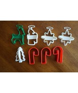 VTG Mixed Lot Wilton 1993 &amp; Others Christmas Cookie Cutters Angel Reinde... - $18.23 CAD
