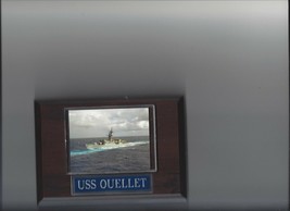 USS OUELLET PLAQUE FF-1077 NAVY US USA MILITARY FRIGATE WARSHIP SHIP - $3.95