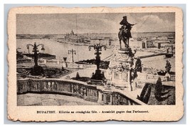 Kilátás az országház féle Aussicht gegen das Parlament Budapest DB Postcard  Y11 - £3.87 GBP